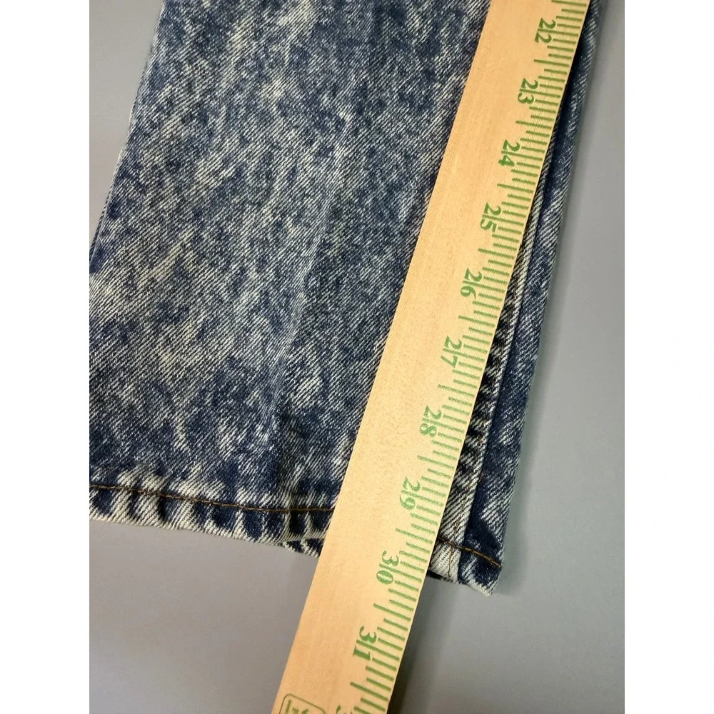 Vintage Weekends JCPenney Mens Acid Wash Jeans Made in USA Blue W29 L30 4099 IND